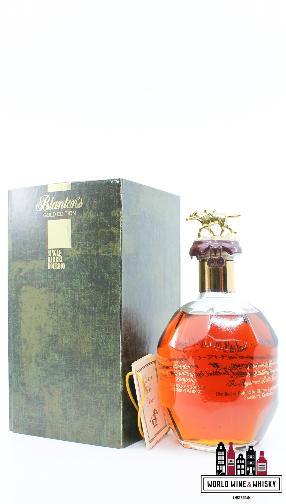 Blanton's 2001 Gold Edition - Barrel 25 - Kentucky Single Barrel Straight Bourbon Whiskey 51.5% (103 Proof) - WORLD WINE WHISKY 