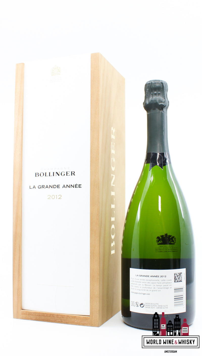 Bollinger 2012 - La Grande Année - Champagne Brut (in wooden case) - WORLD WINE WHISKY 