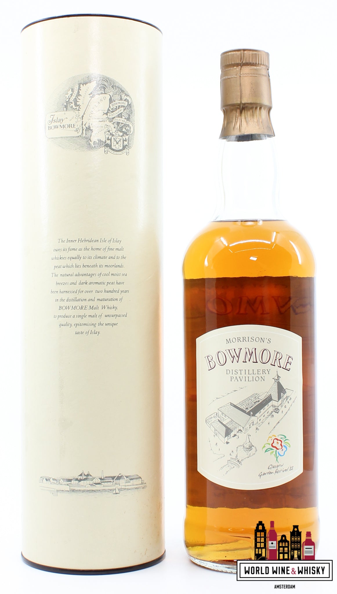 Bowmore 10 Years Old 1988 - Glasgow Garden Festival '88 40% 750ml - WORLD WINE WHISKY 
