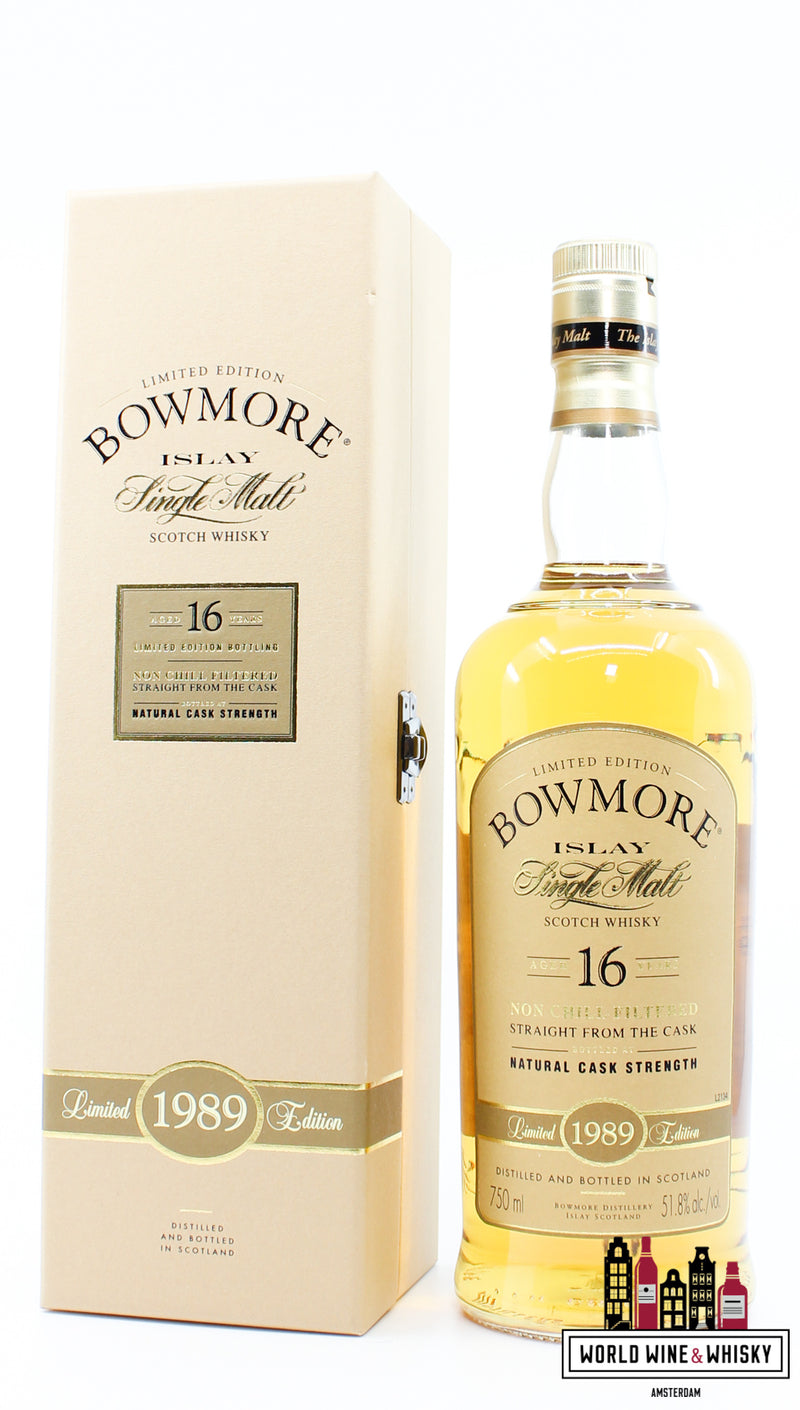 Bowmore 16 Years Old 1989 2005 Limited Edition - Straight from the Cask 51.8% 750ml - WORLD WINE WHISKY 