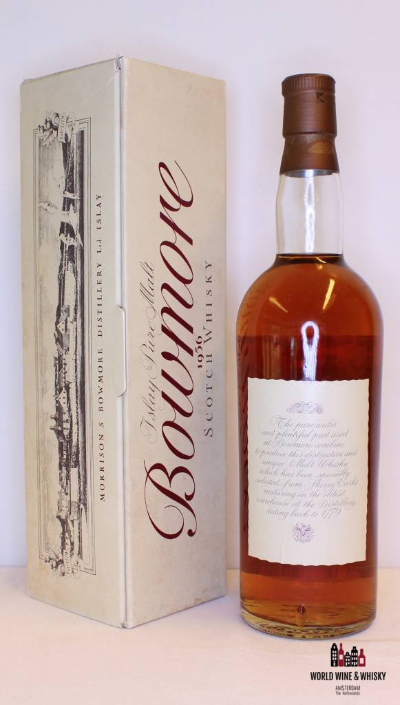 Bowmore 1956 Islay Pure Malt - Sherry Casks 43% (750 ml Edition) - WORLD WINE WHISKY 