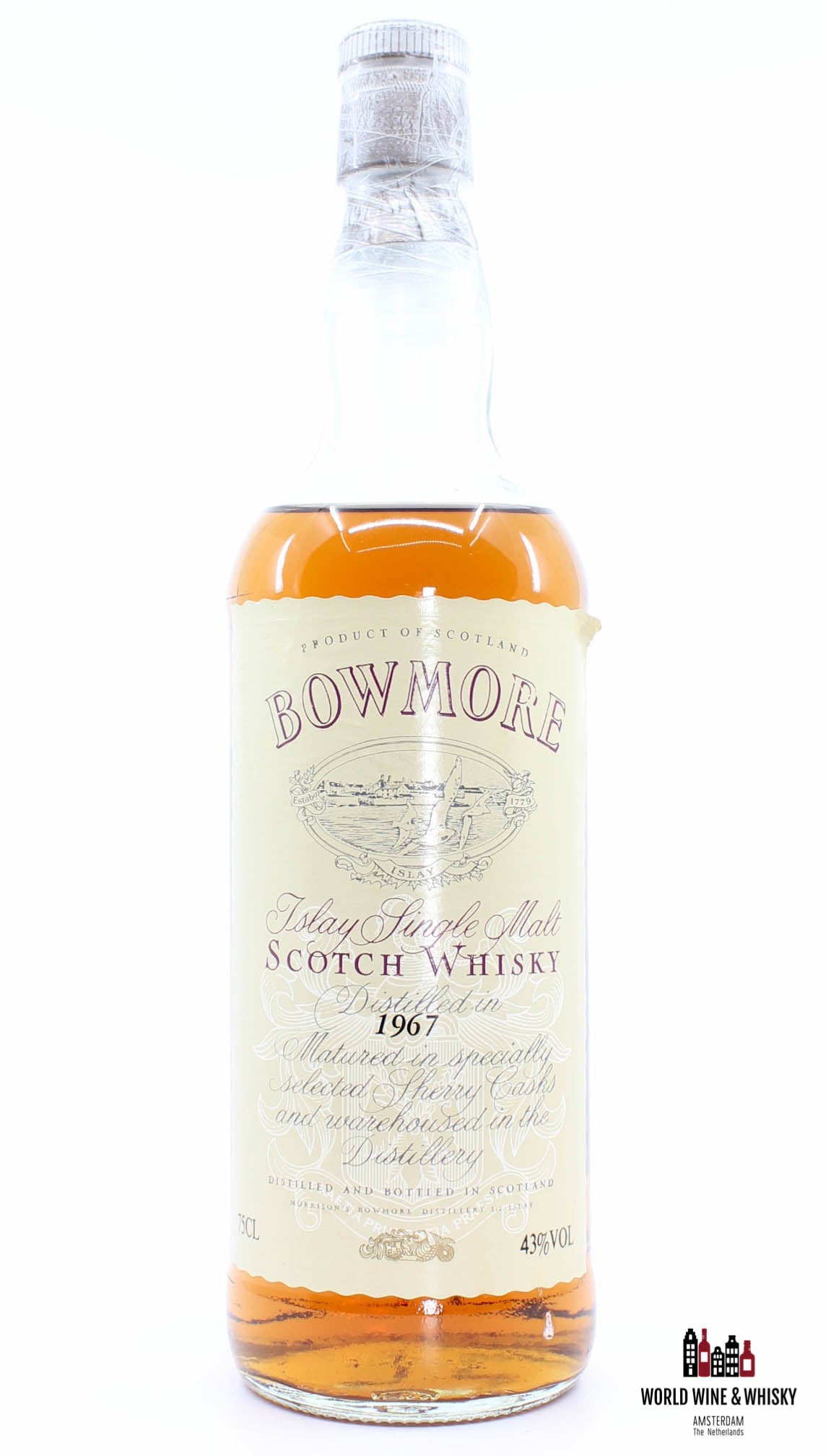 Bowmore 1967 Sherry Casks 43% (750 ml) - WORLD WINE WHISKY 