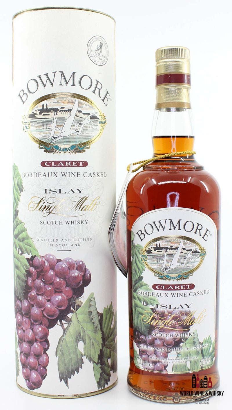 Bowmore 1999 Claret - Bordeaux Wine Casked 56% (700ml) - WORLD WINE WHISKY 