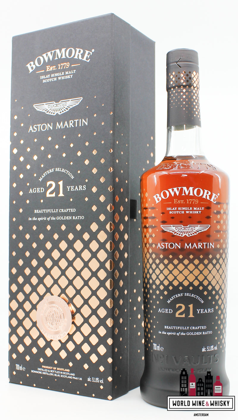 Bowmore 21 Years Old 2021 - Aston Martin Edition - Masters' Selection 51.8% (1 of 12000) - WORLD WINE WHISKY 