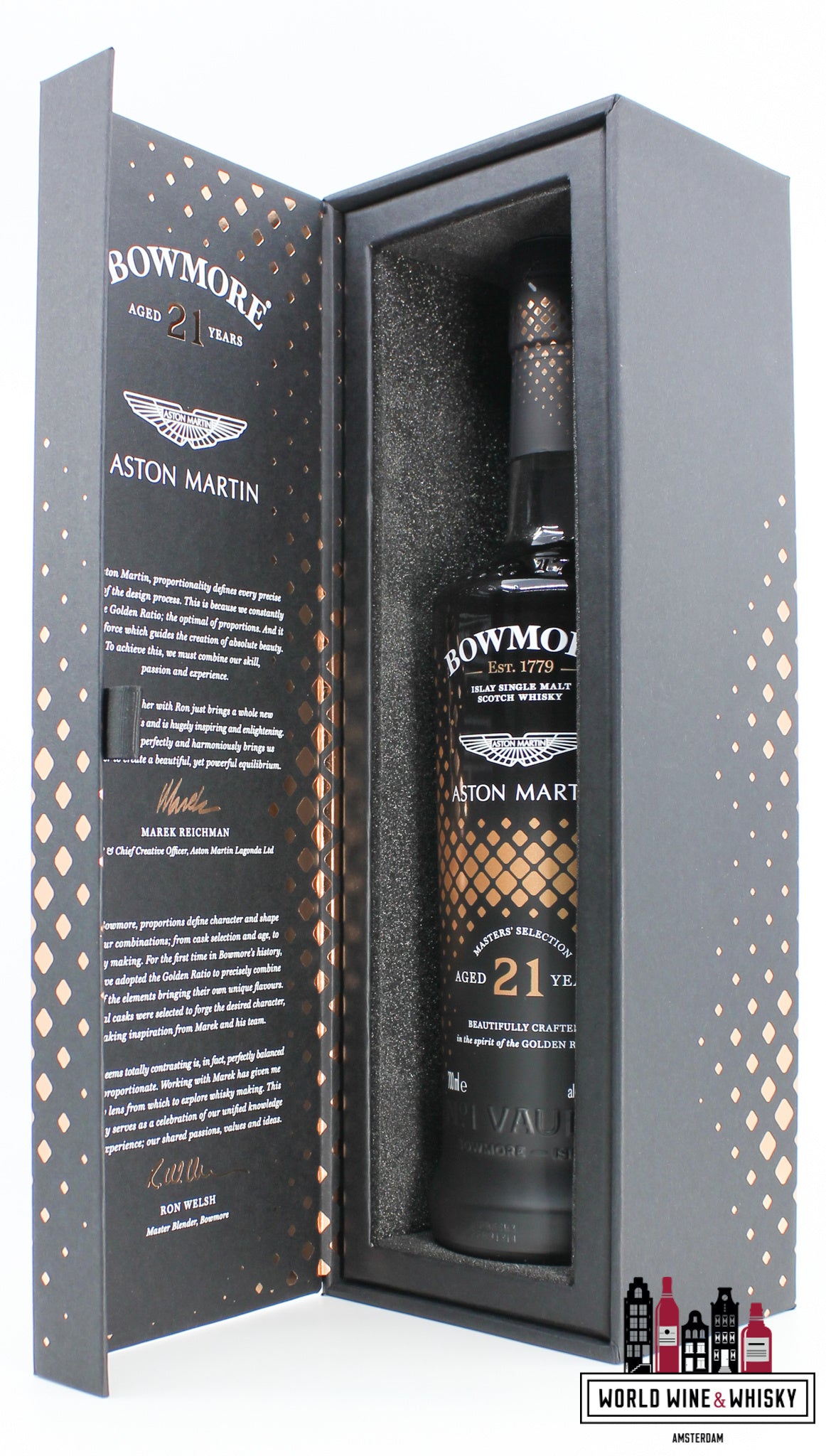 Bowmore 21 Years Old 2021 - Aston Martin Edition - Masters' Selection 51.8% (1 of 12000) - WORLD WINE WHISKY 