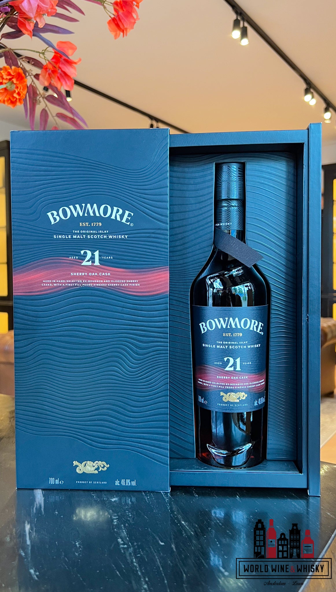 Bowmore 21 Years Old 2024 - Sherry Oak Cask 46.8% - WORLD WINE WHISKY 