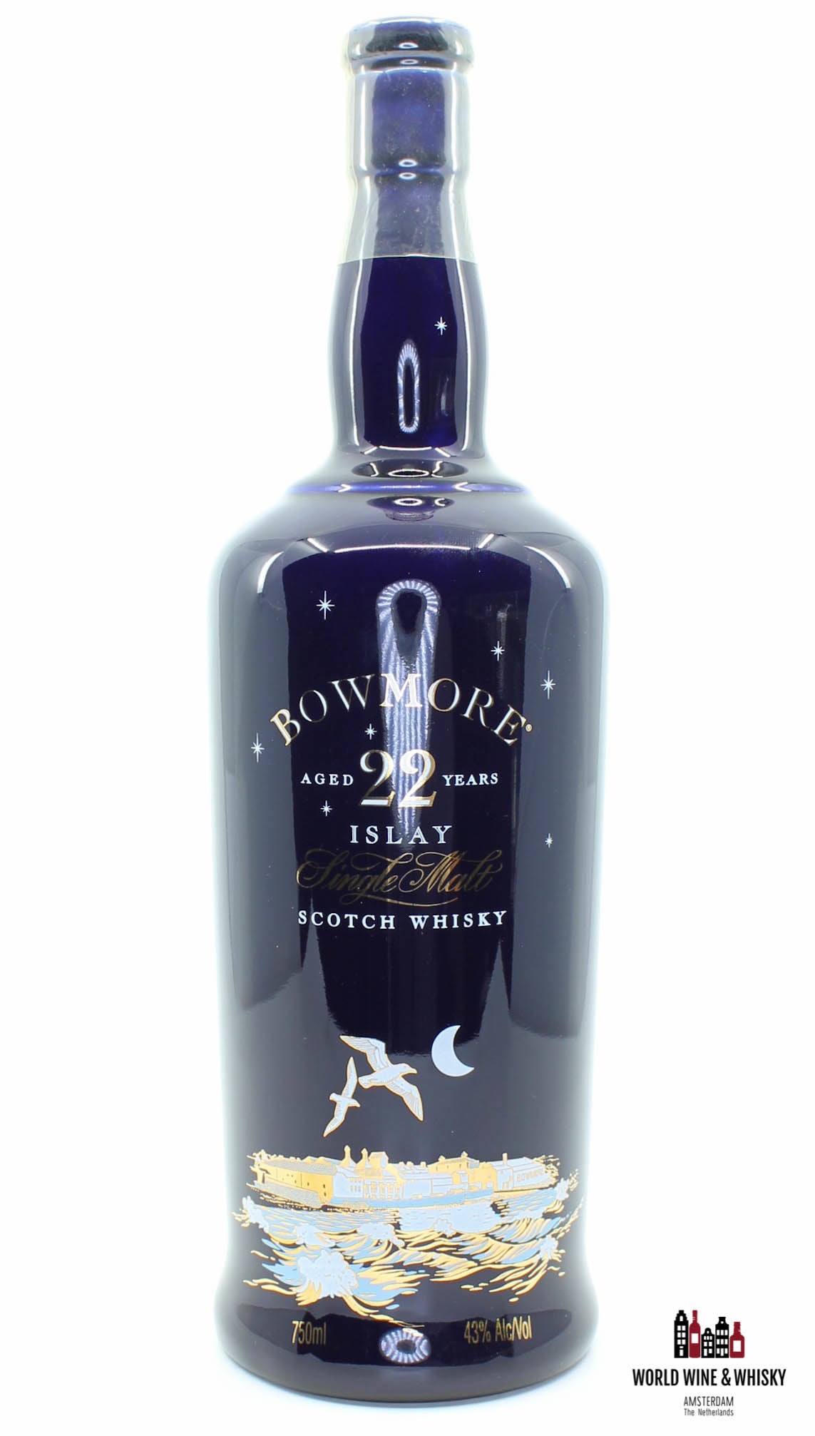 Bowmore 22 Years Old 1990 Moonlight 43% 750ml - WORLD WINE WHISKY 