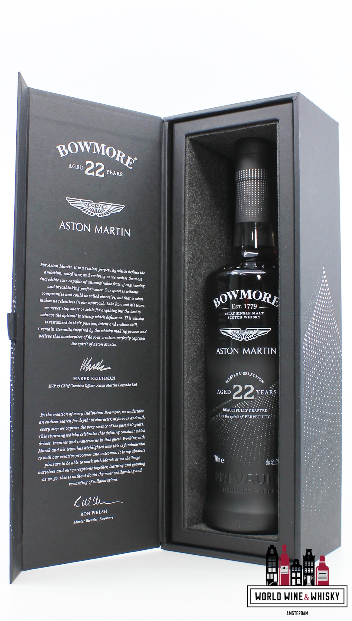 Bowmore 22 Years Old 2023 - Aston Martin - Masters' Selection Edition 3 51% - WORLD WINE WHISKY 