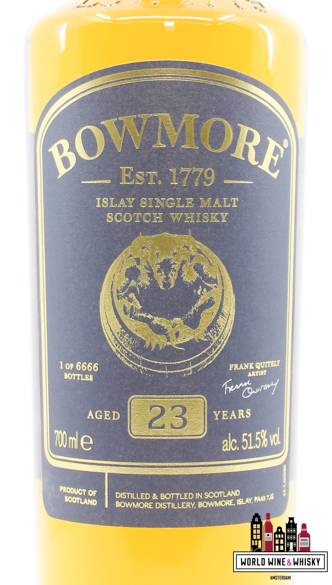 Bowmore 23 Years Old 2021 - No Corners To Hide - Travel Retail Exclusive 51.5% (1 of 6666) - WORLD WINE WHISKY 
