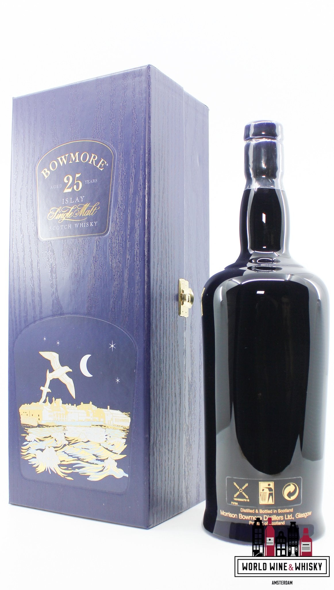 Bowmore 25 Years Old - Moonlight 43% (in luxury case) - WORLD WINE WHISKY 