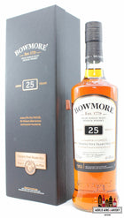 Bowmore 25 Years Old - No. 1 Faults 43% - WORLD WINE WHISKY 