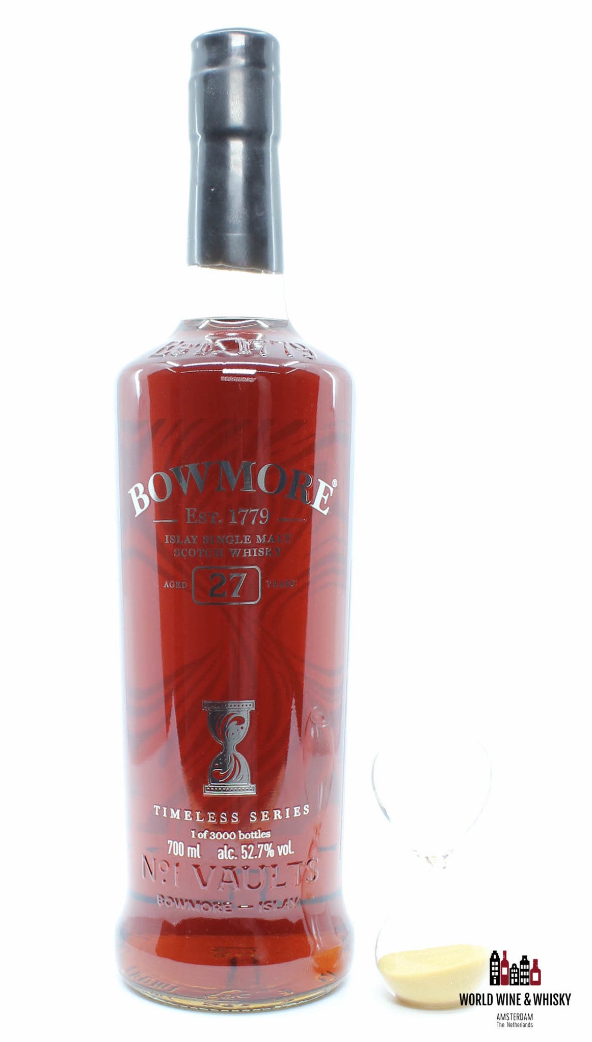 Bowmore 27 Years Old 2020 - Timeless Series - Full Set 52.7% (1 of 3000) - WORLD WINE WHISKY 