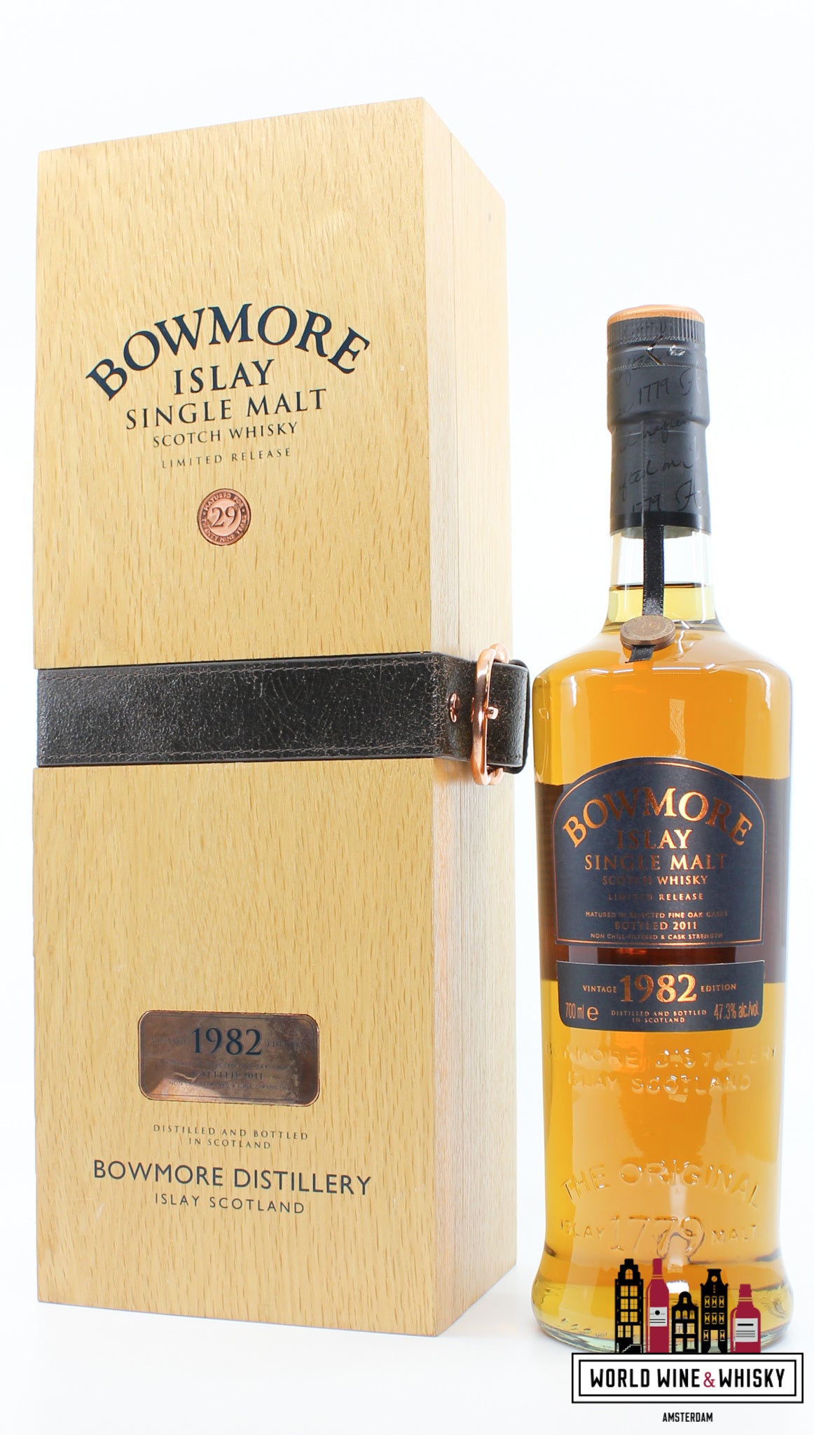 Bowmore 29 Years Old 1982 2011 - Vintage Release - No.1 Vaults 47.3% (1 of 501) - WORLD WINE WHISKY 