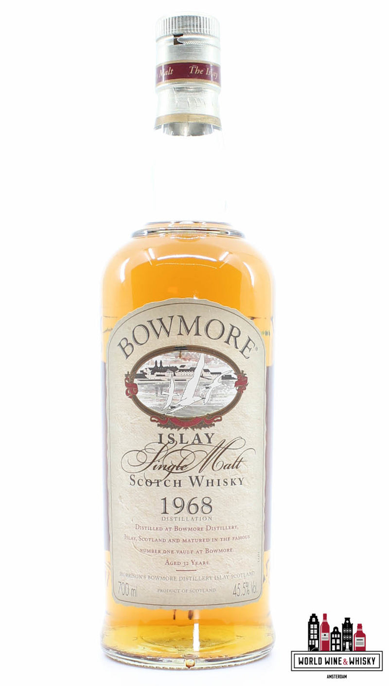 Bowmore 32 Years Old 1968 2000 - 50th Anniversary of the Original Stanley P. Morrison Company 45.5% (1 of 1860) - WORLD WINE WHISKY 