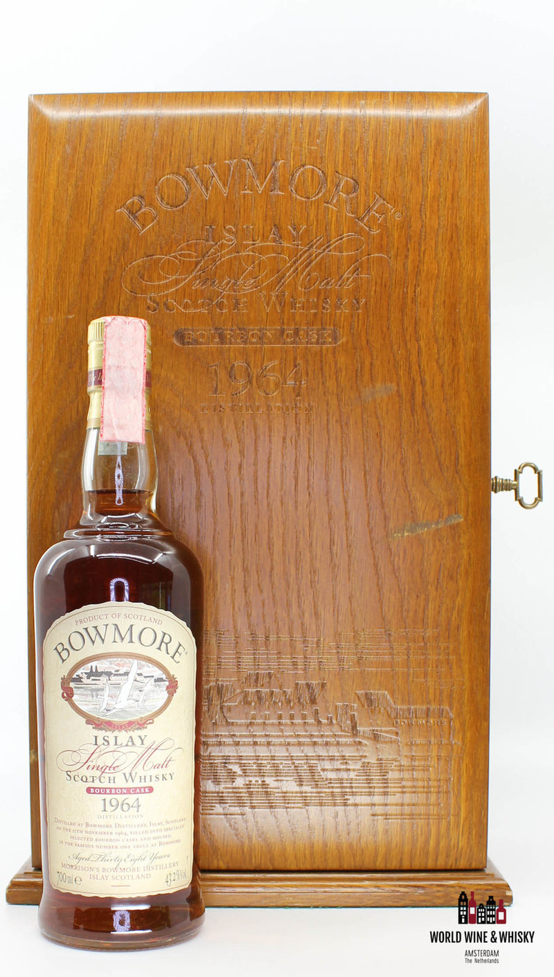 Bowmore 38 Years Old 1964 2003 Bourbon Cask - The Trilogy Series 43.2% - WORLD WINE WHISKY 