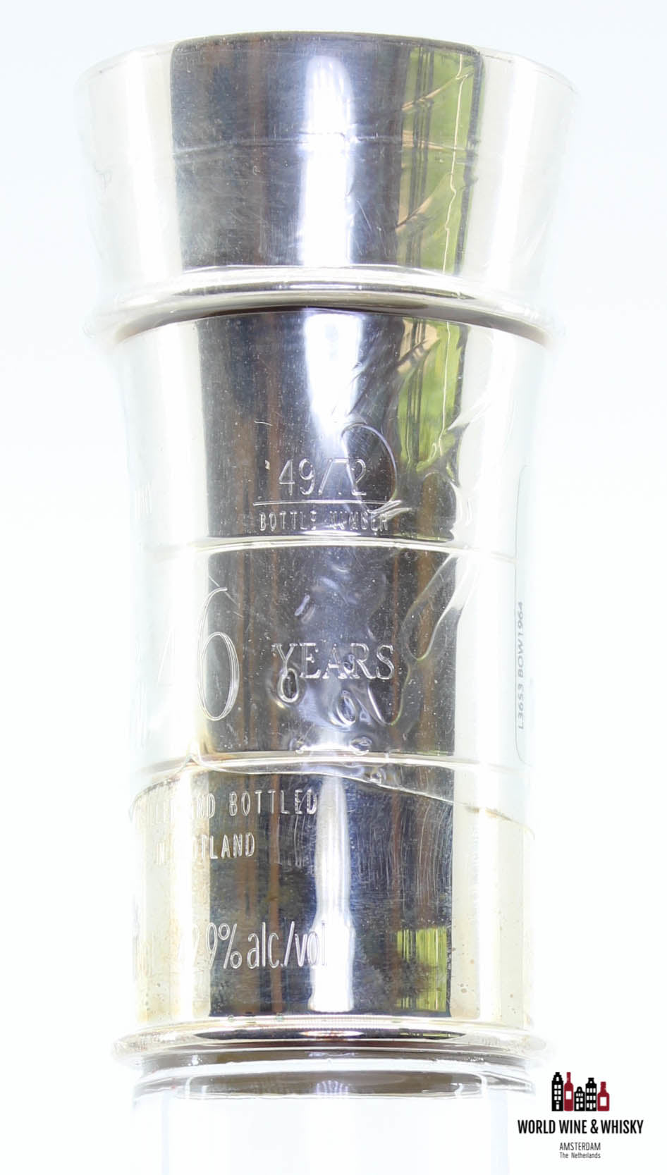 Bowmore 46 Years Old 1964 2012 42.9% - WORLD WINE WHISKY 