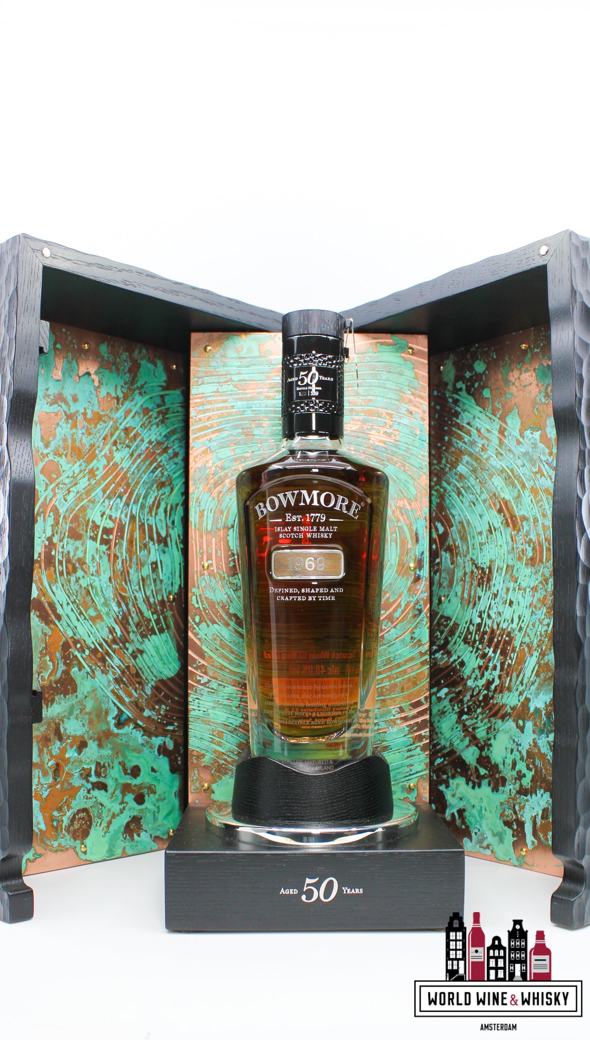 Bowmore 50 Years Old 1969 - WORLD WINE WHISKY 