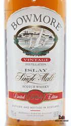 Bowmore Vintage 1984 58.8% - WORLD WINE WHISKY 
