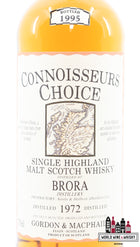 Brora 1972 1995 - Connoisseurs Choice - Gordon & MacPhail 40% - WORLD WINE WHISKY 
