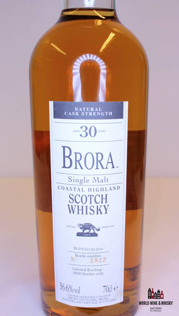 Brora 30 Years Old 1974 2004 3rd Release 56.6% - WORLD WINE WHISKY 