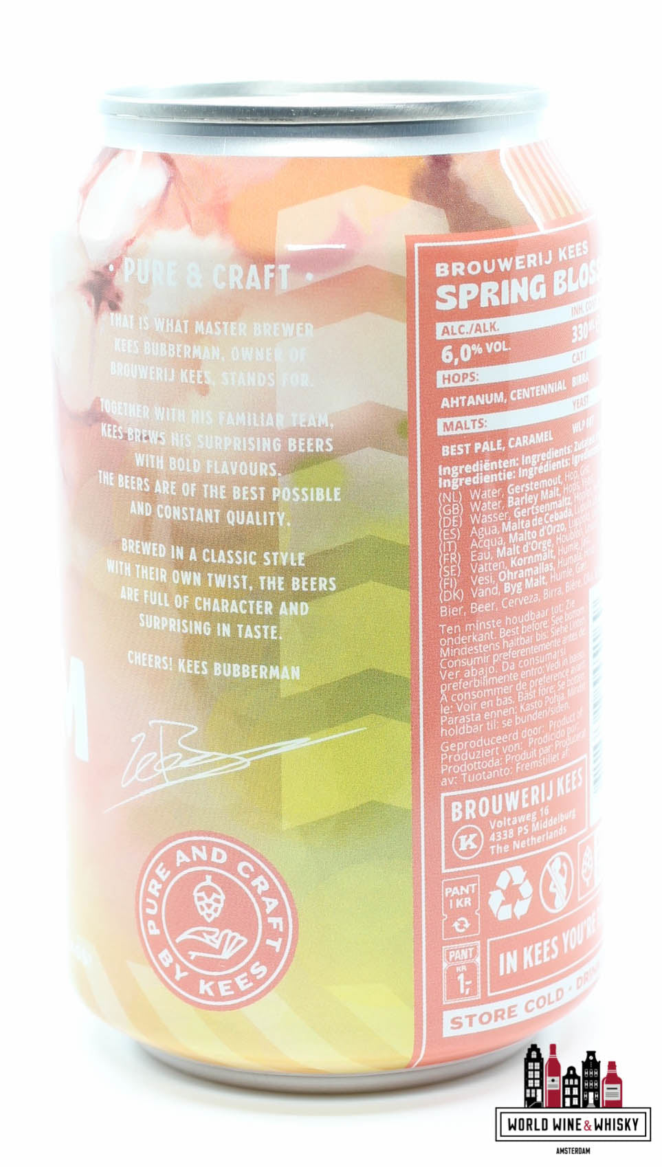Brouwerij Kees - Spring Blossom - Pale Ale 6,0% 33cl - WORLD WINE WHISKY 