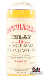 Bruichladdich 10 Years Old - "Islay" -  Moon Import S.A.S Genova 43% 75cl - WORLD WINE WHISKY 