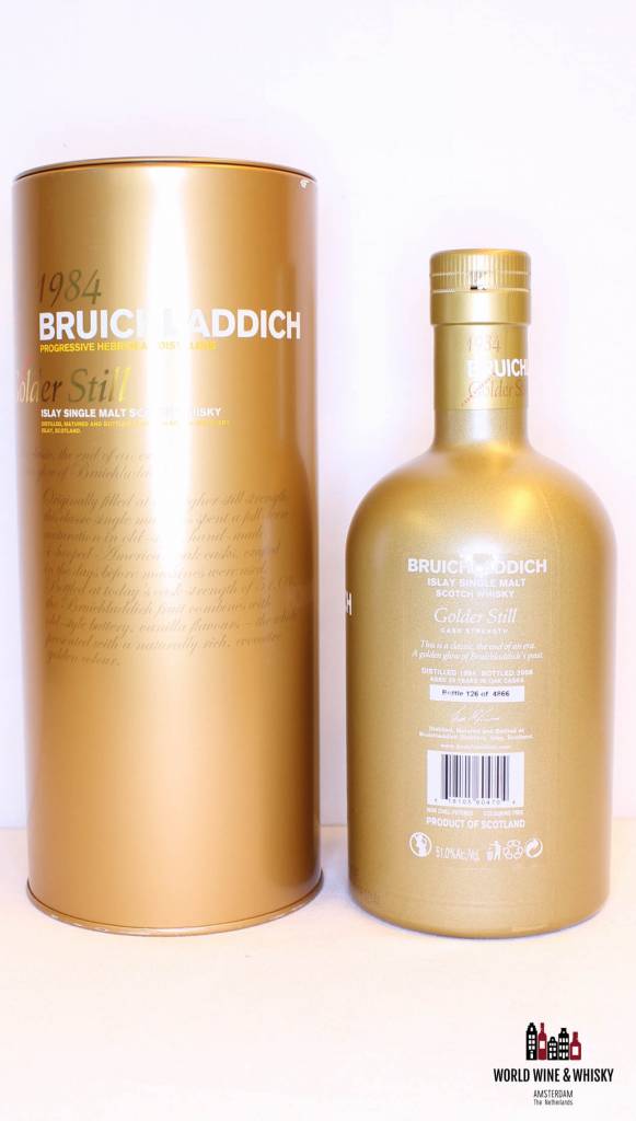 Bruichladdich 23 Years Old 1984 2008 Golder Still 51% - WORLD WINE WHISKY 