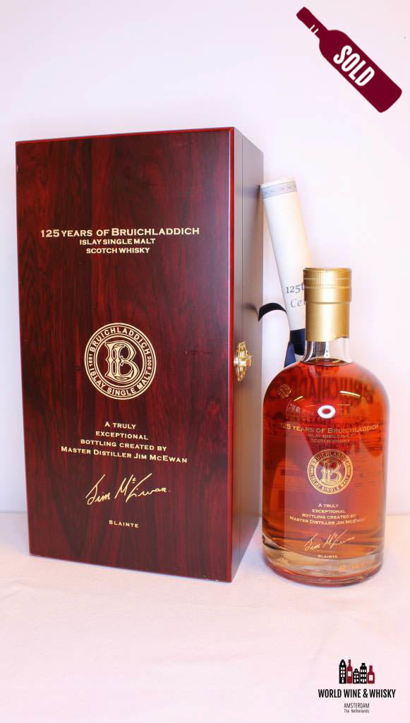 Bruichladdich 35 Years Old 1970 2006 125 Anniversary of Bruichladdich Distillery 40.1% - WORLD WINE WHISKY 