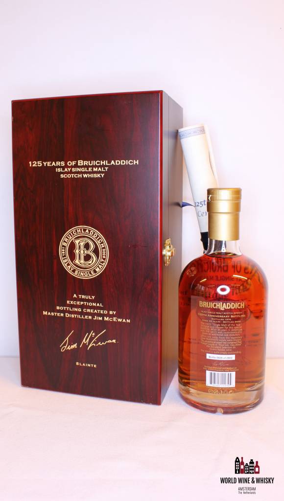 Bruichladdich 35 Years Old 1970 2006 125 Anniversary of Bruichladdich Distillery 40.1% - WORLD WINE WHISKY 