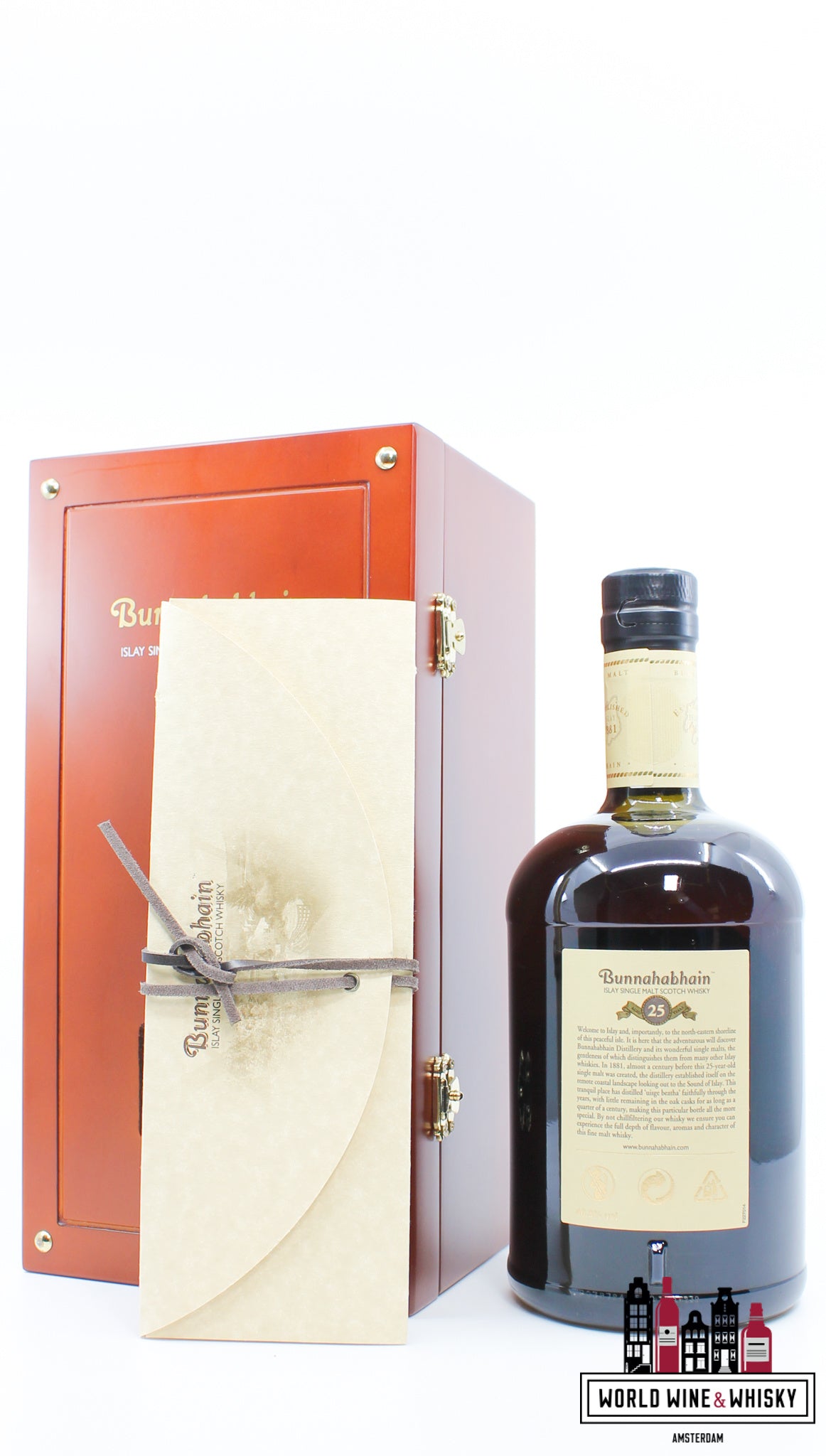 Bunnahabhain XXV 25 Years Old 2016 46.3% (in luxury wooden case) - WORLD WINE WHISKY 