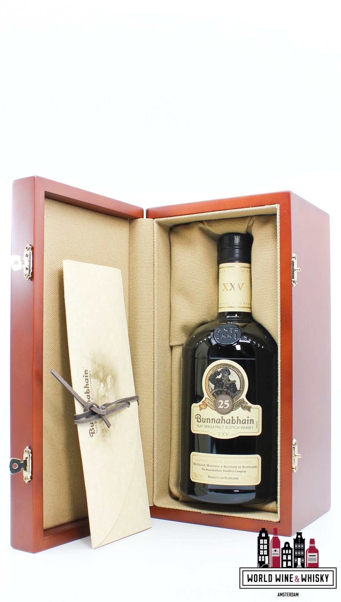 Bunnahabhain XXV 25 Years Old 2016 46.3% (in luxury wooden case) - WORLD WINE WHISKY 