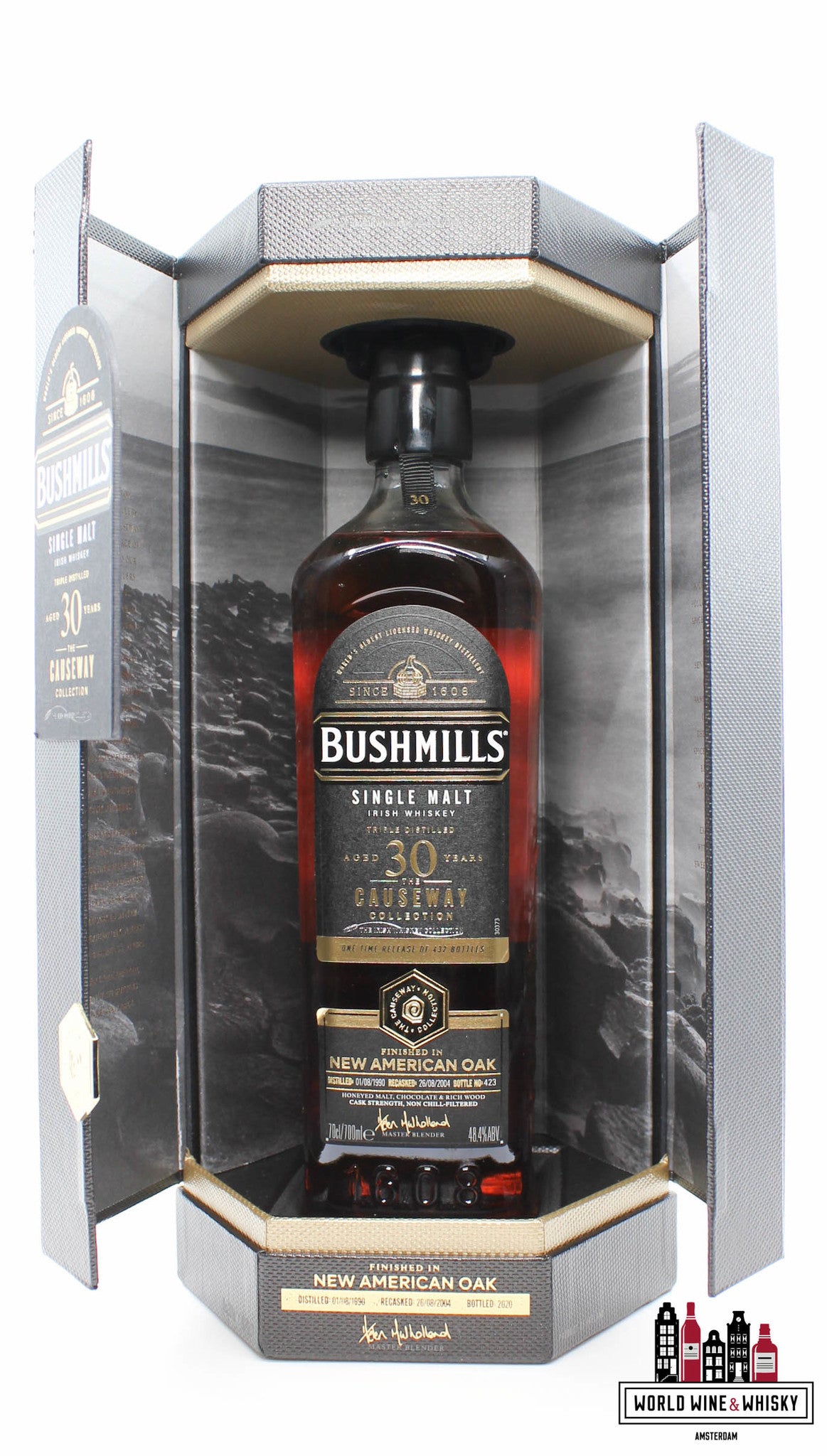 Bushmills 30 Years Old 1990 2020 - The Causeway Collection 48.4% (1 of 432) - WORLD WINE WHISKY 