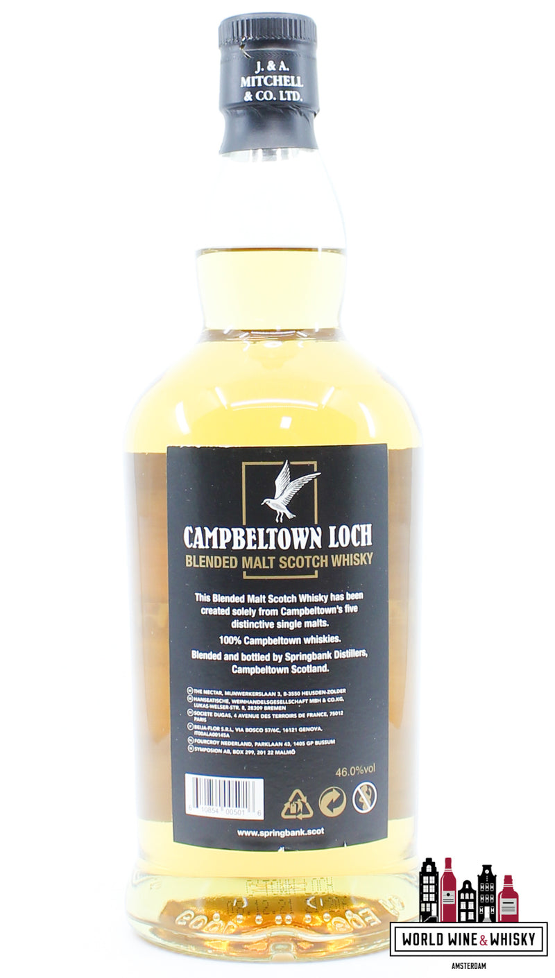 Campbeltown Loch 2021 - Blended Malt Scotch Whisky (100% Campbeltown Whiskies) 46% - WORLD WINE WHISKY 
