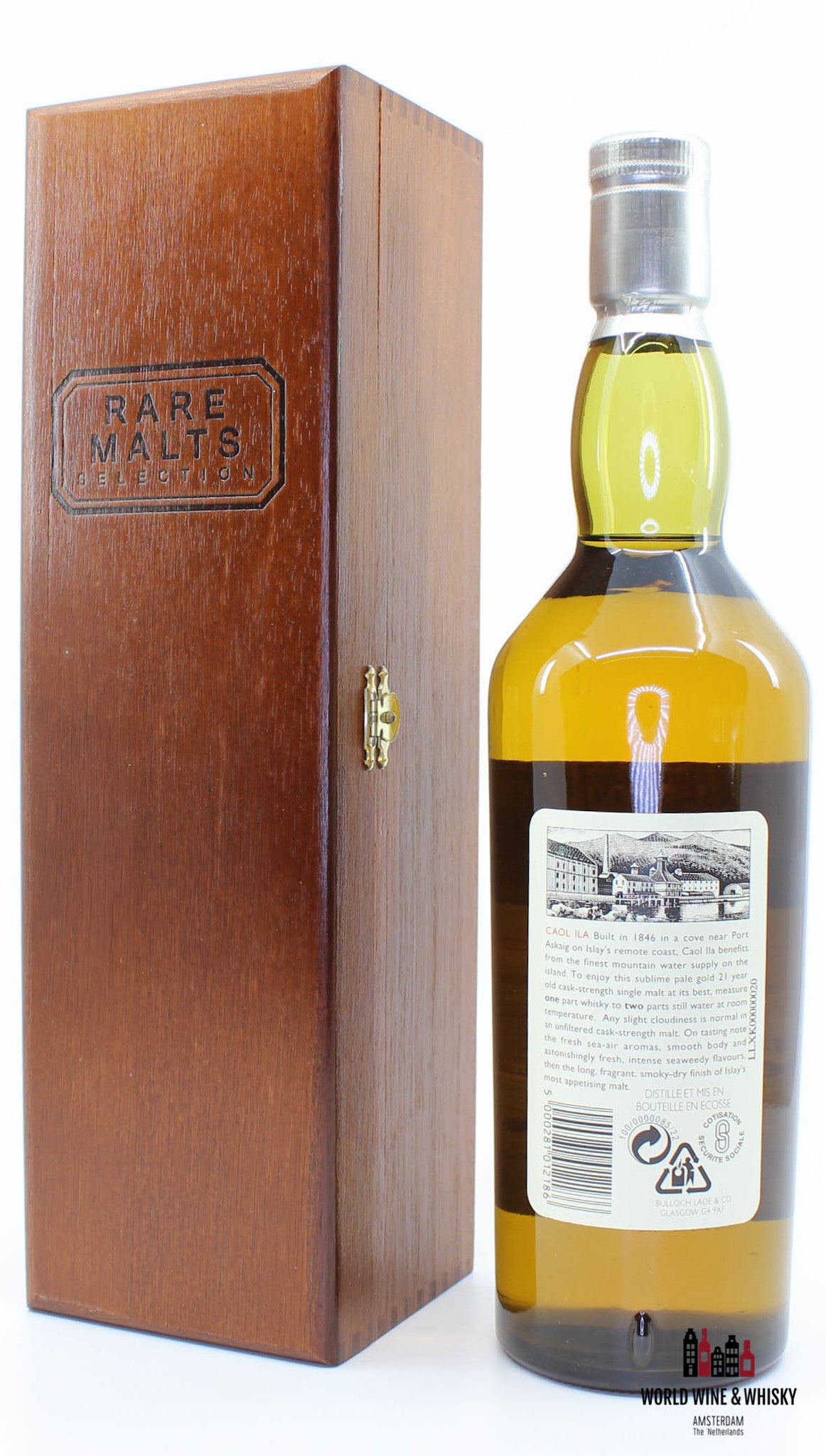 Caol Ila 21 Years Old 1975 1997 Rare Malts Selection 61.3% (in wooden box) - WORLD WINE WHISKY 