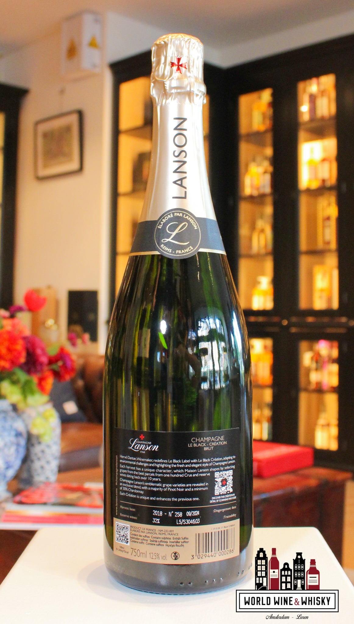 Champagne Lanson - Le Black - Creation 258 - WORLD WINE WHISKY 