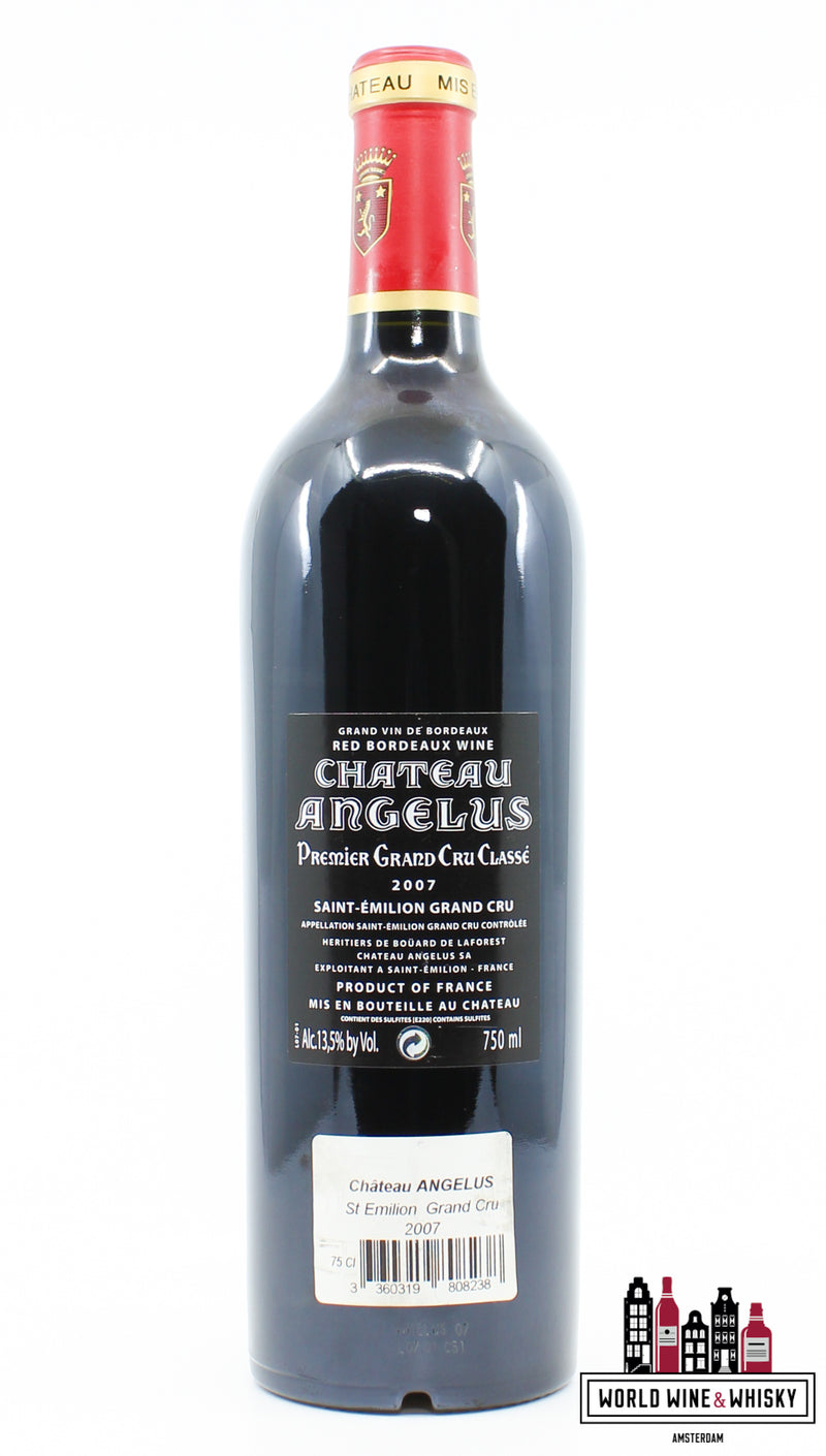 Chateau Angelus 2007 (92 Parker Points) - WORLD WINE WHISKY 