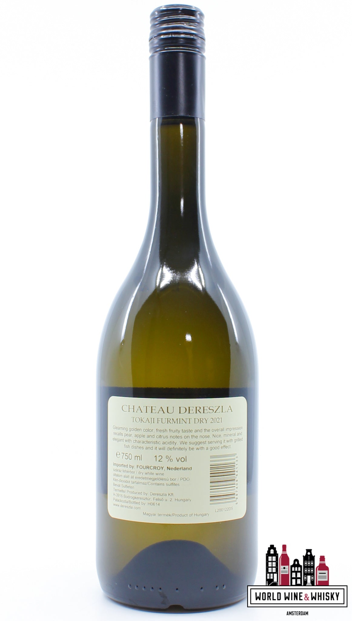 Chateau Dereszla 2021 - Tokaji - Furmint Dry - WORLD WINE WHISKY 