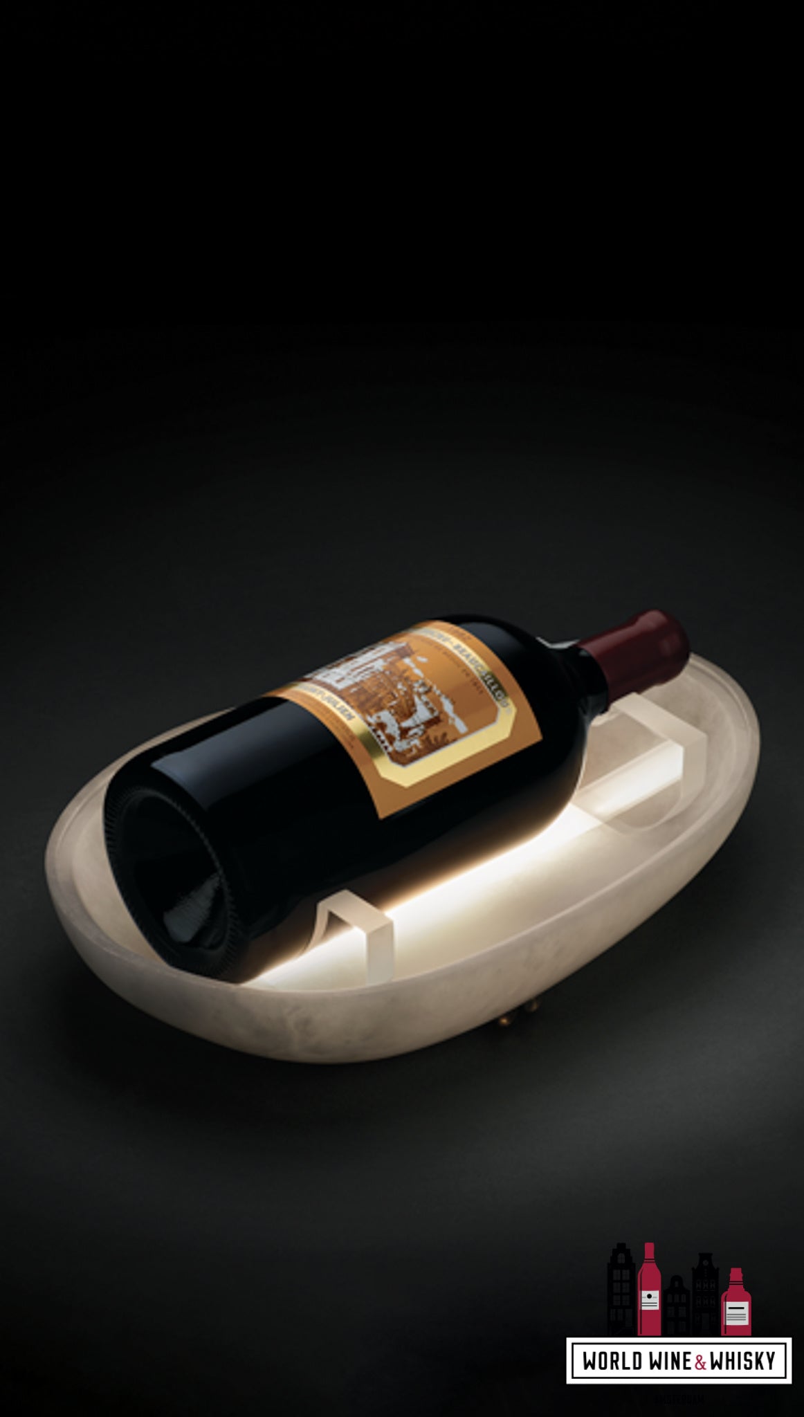 Chateau Ducru-Beaucaillou 1982 - Le "Beau Caillou" Alabaster Stone - WORLD WINE WHISKY 