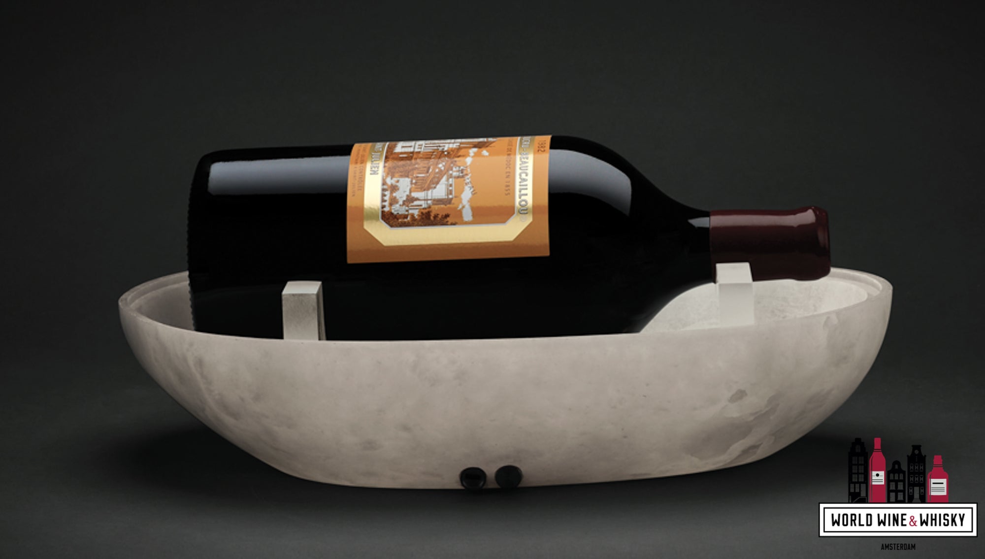 Chateau Ducru-Beaucaillou 1982 - Le "Beau Caillou" Alabaster Stone - WORLD WINE WHISKY 