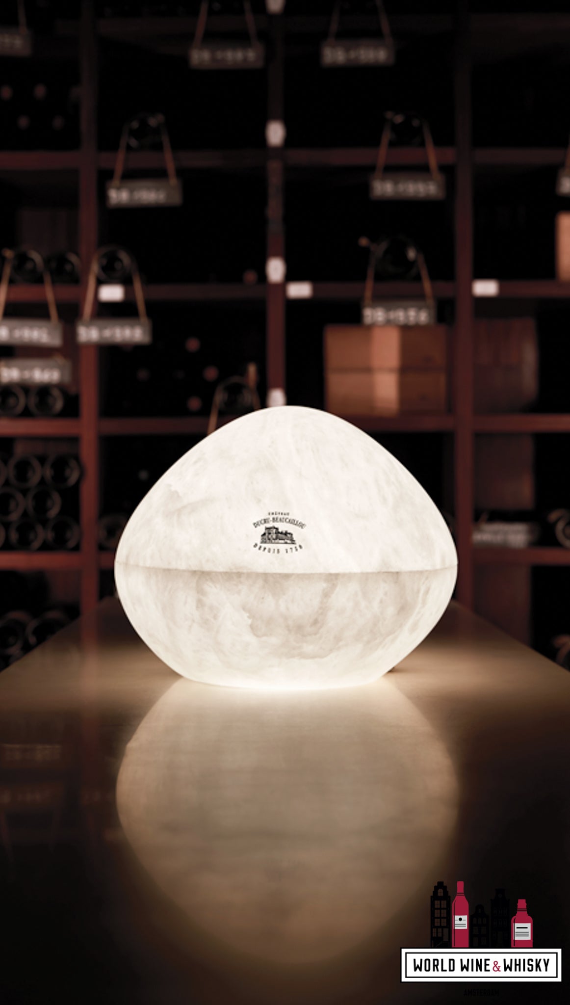 Chateau Ducru-Beaucaillou 1982 - Le "Beau Caillou" Alabaster Stone - WORLD WINE WHISKY 