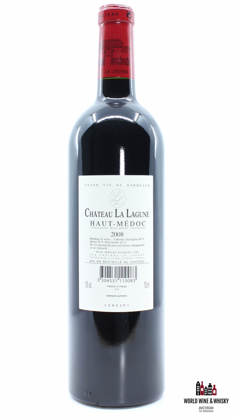 Chateau La Lagune 2008 - Grand Cru Classé (in OWC) - WORLD WINE WHISKY 