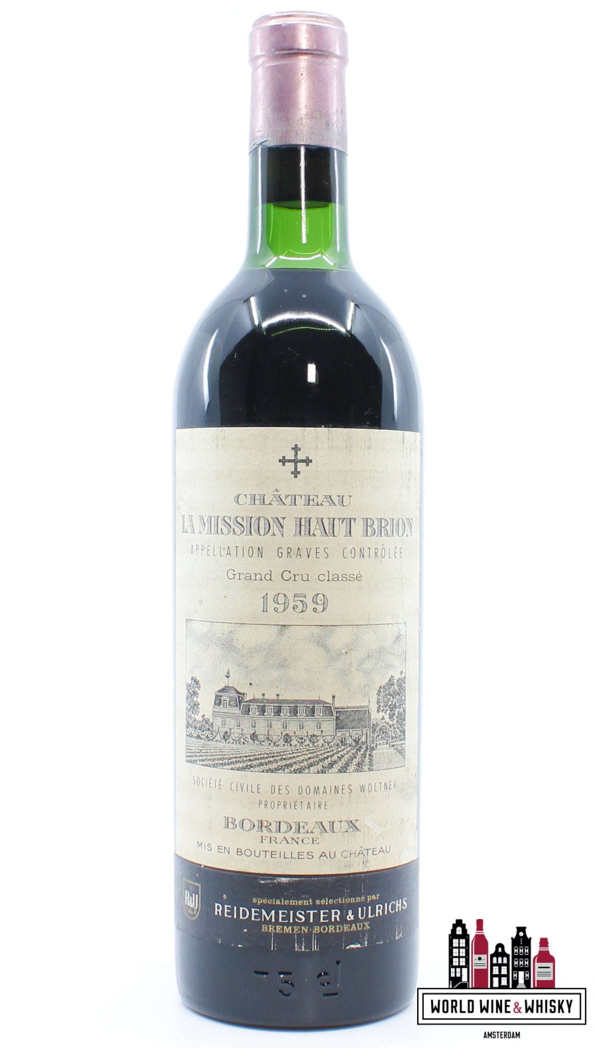 Chateau La Mission Haut-Brion 1959 (100 Parker Points) - WORLD WINE WHISKY 