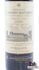 Chateau La Mission Haut-Brion 1959 (100 Parker Points) - WORLD WINE WHISKY 
