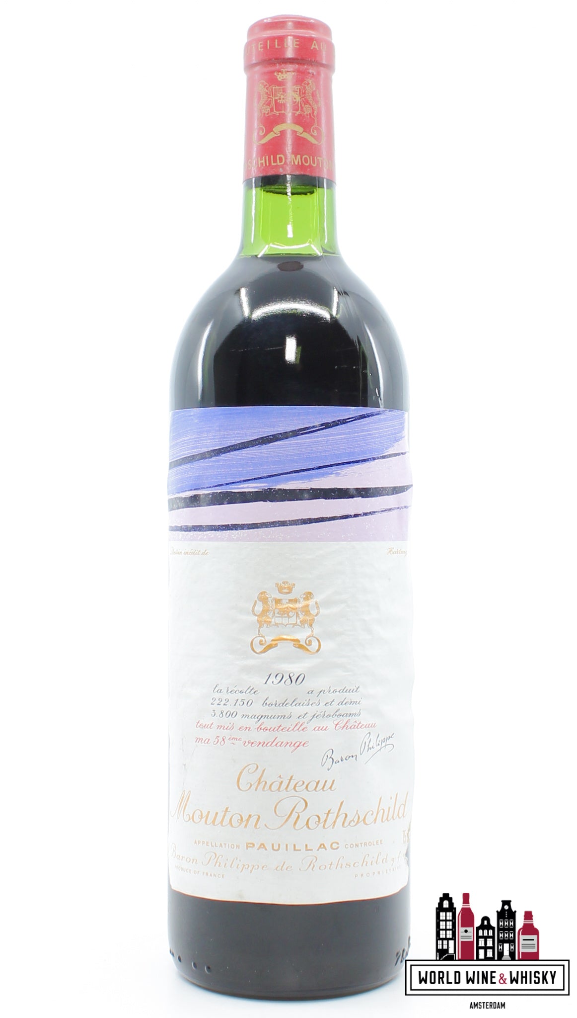 Chateau Mouton Rothschild 1980 - WORLD WINE WHISKY 