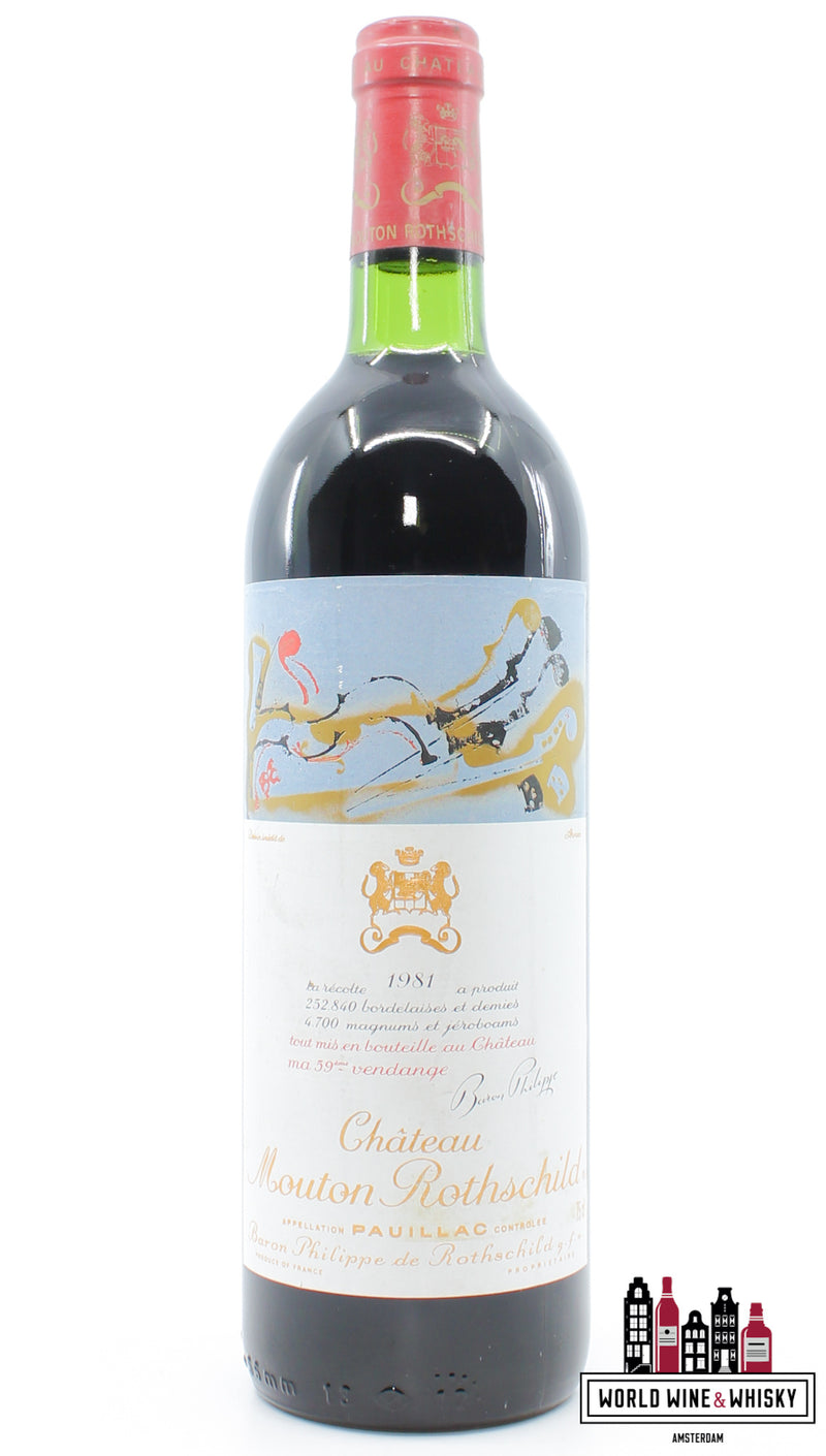Chateau Mouton Rothschild 1981 - WORLD WINE WHISKY 