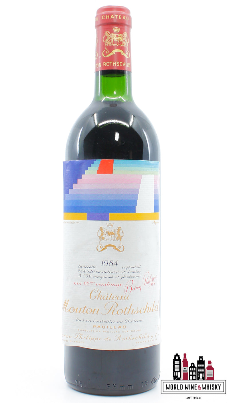 Chateau Mouton Rothschild 1984 - WORLD WINE WHISKY 