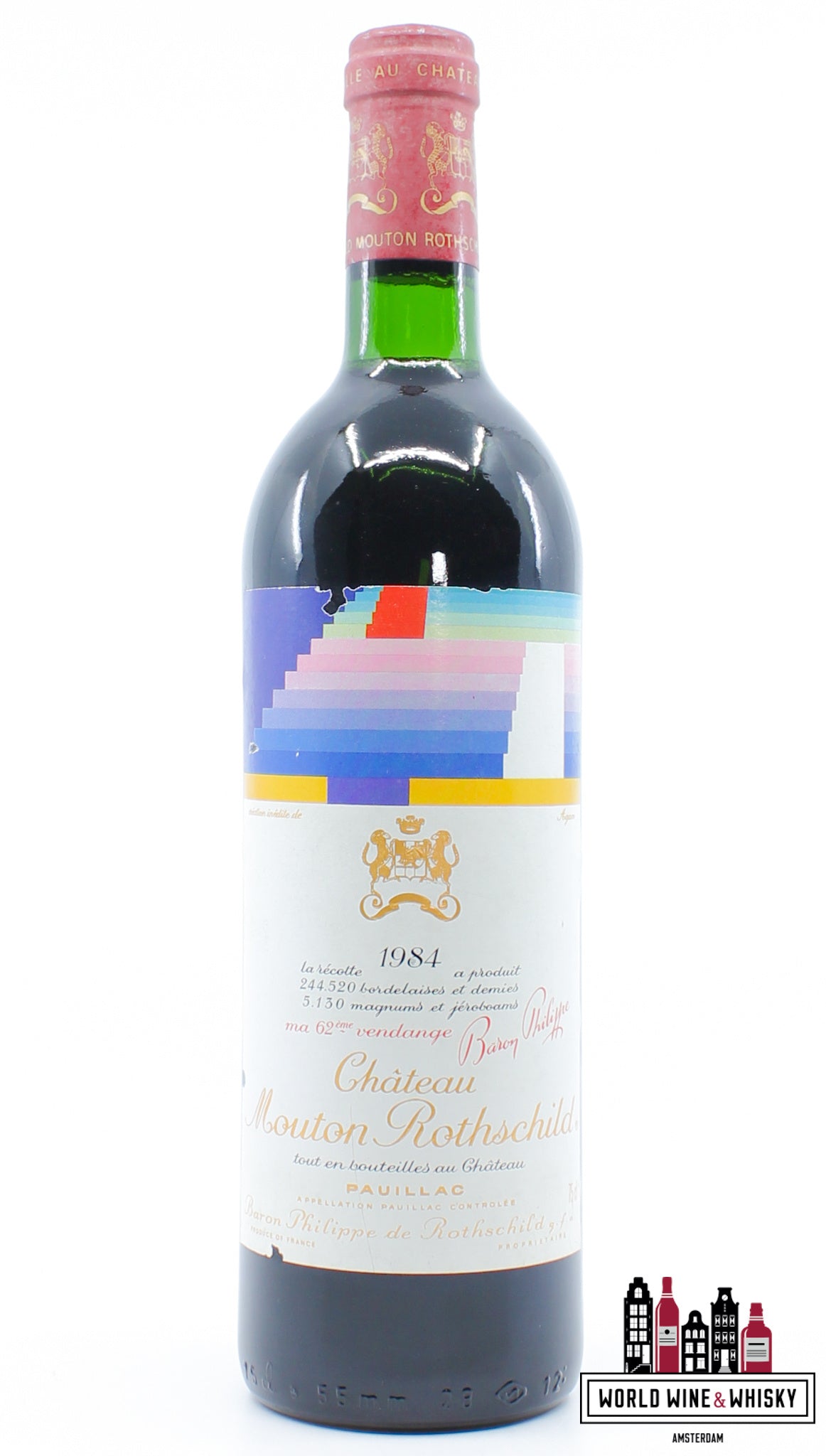 Chateau Mouton Rothschild 1984 - WORLD WINE WHISKY 