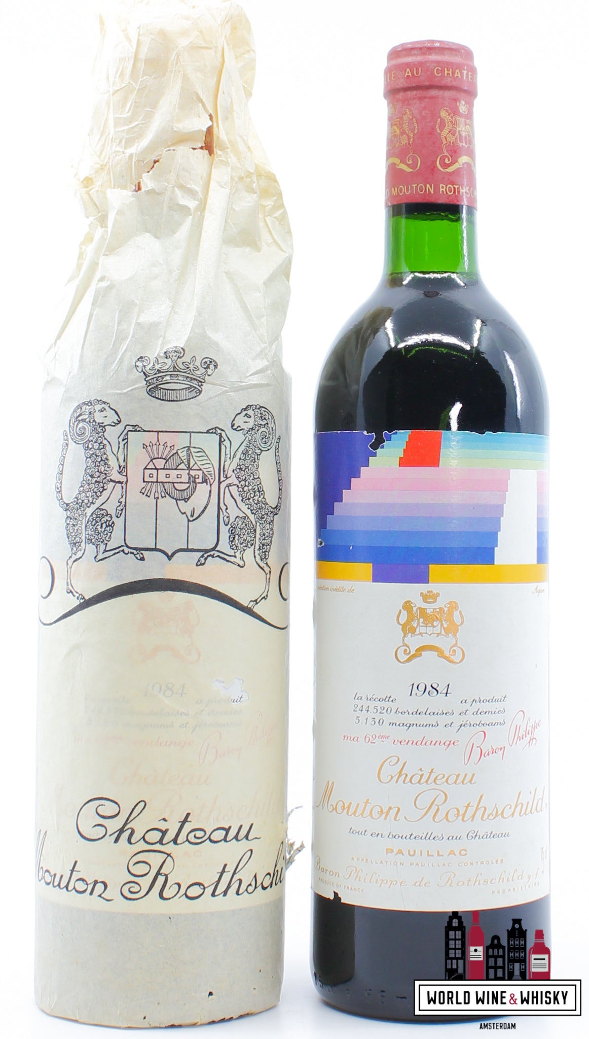 Chateau Mouton Rothschild 1984 - WORLD WINE WHISKY 