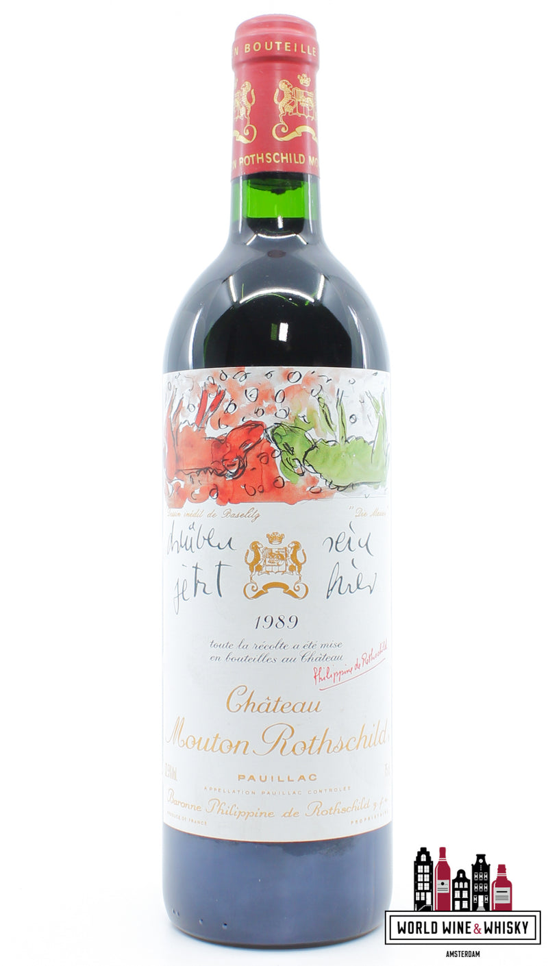 Chateau Mouton Rothschild 1989 - WORLD WINE WHISKY 