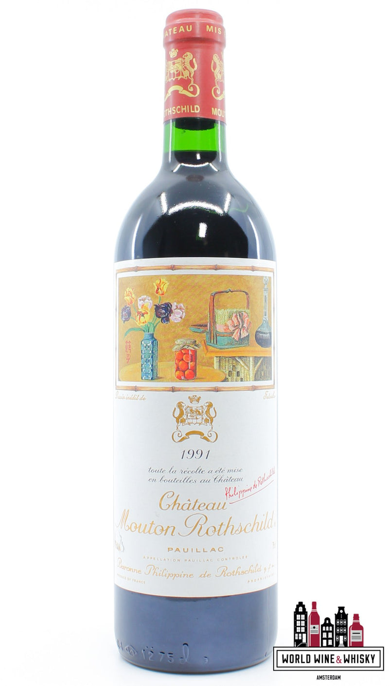 Chateau Mouton Rothschild 1991 - WORLD WINE WHISKY 